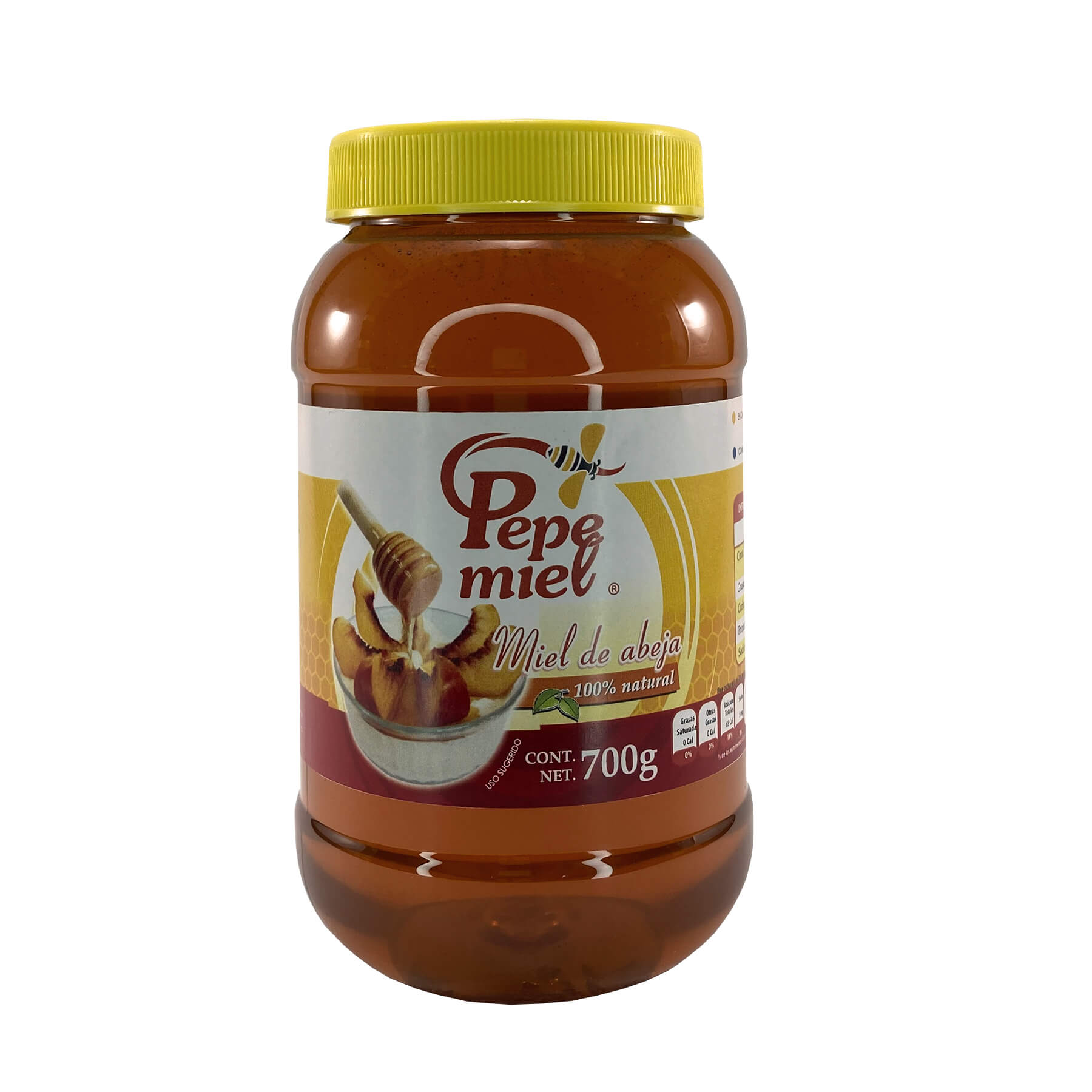 Miel de Abeja 700 gramos Cilíndrico