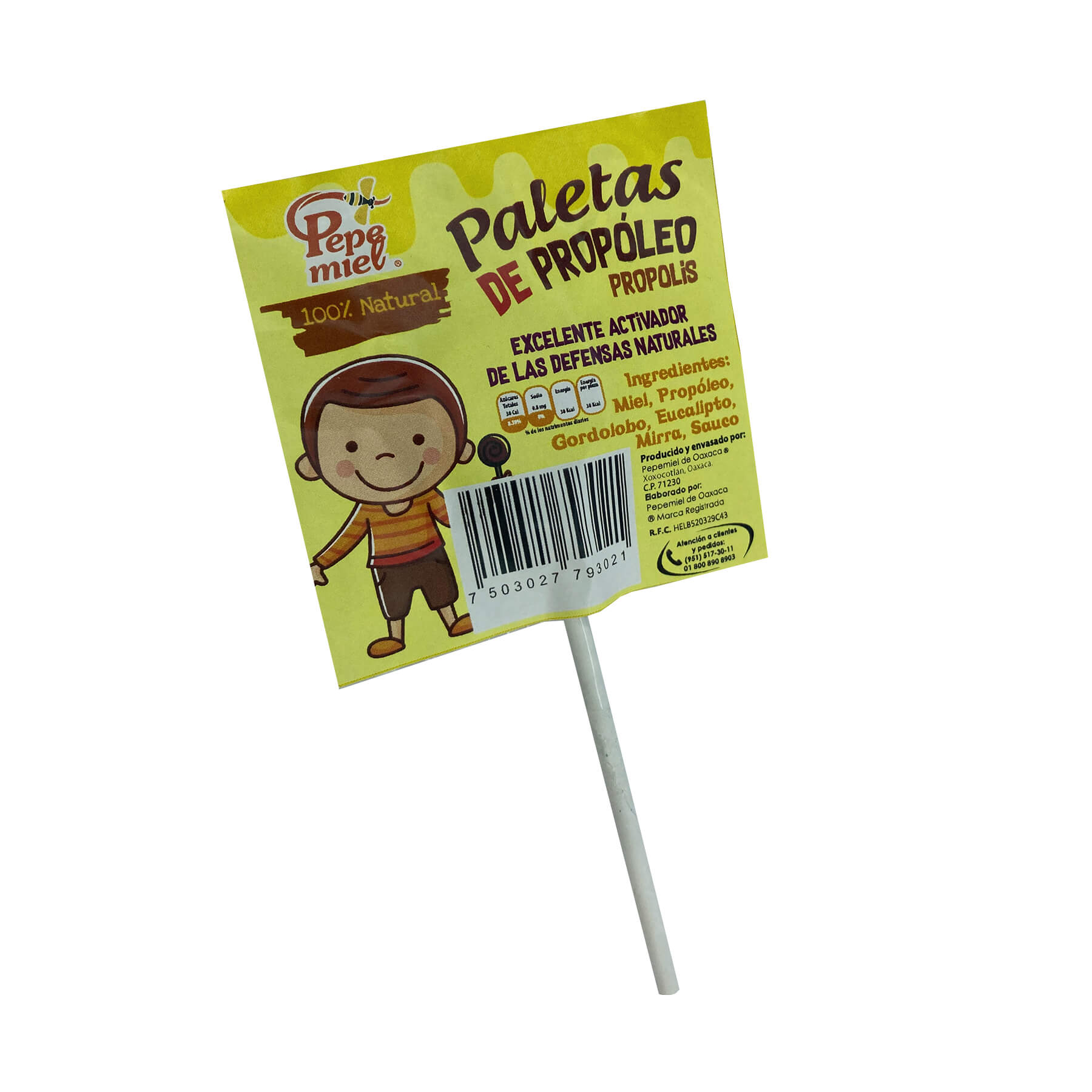 Paleta de Propóleo 10 Piezas